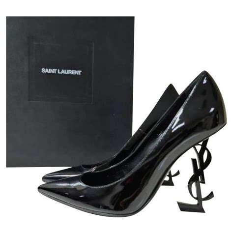 yves saint laurent black pumps|saint laurent pumps and heels.